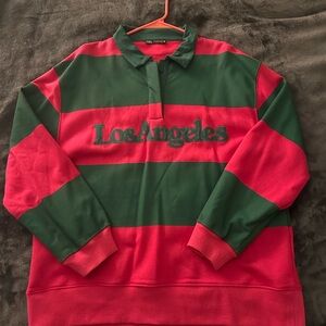 Zara Rugby Striped Top